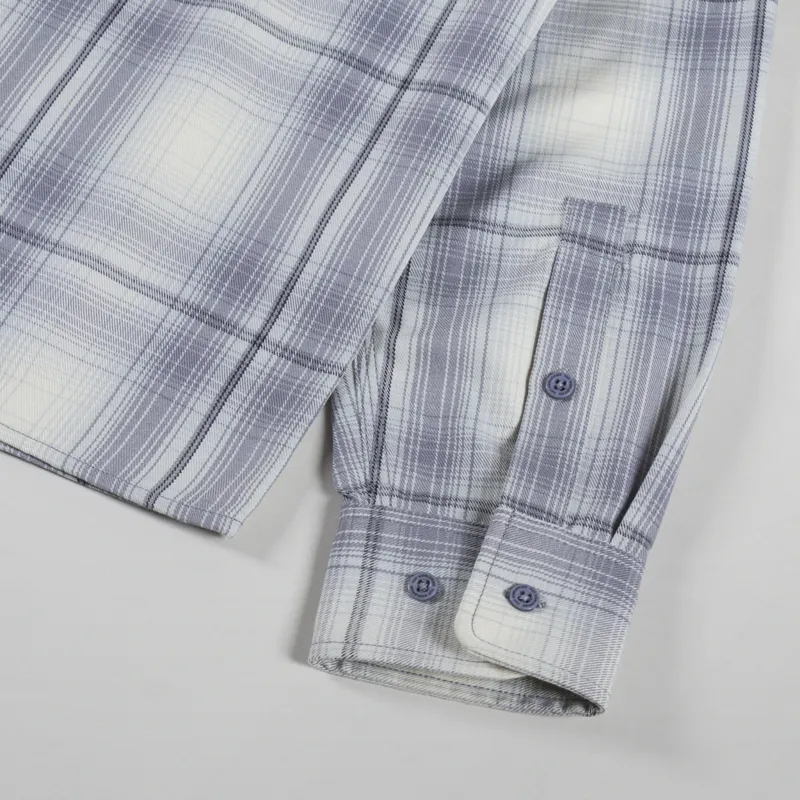 Huf Fillmore Plaid Shacket Grey-7