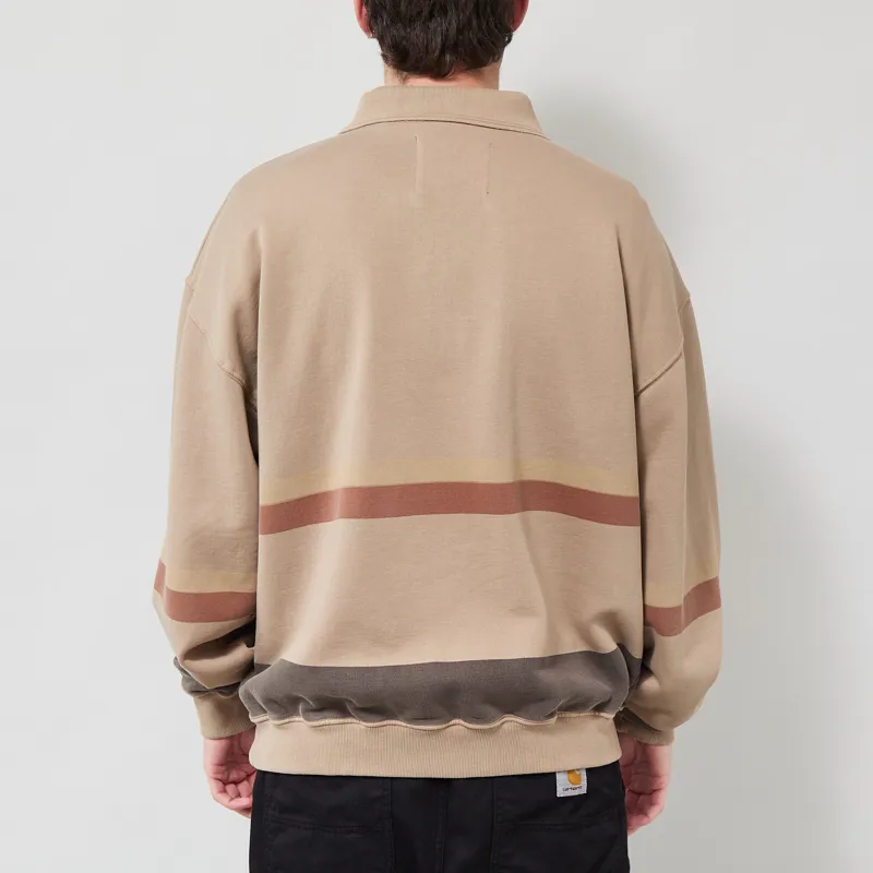 Earth People Buzz Rugby Shirt Mocha-2