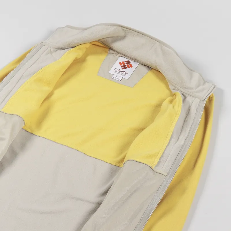 Columbia Back Bowl Fleece Lightweight Golden Nugget Ancient Fossil-4