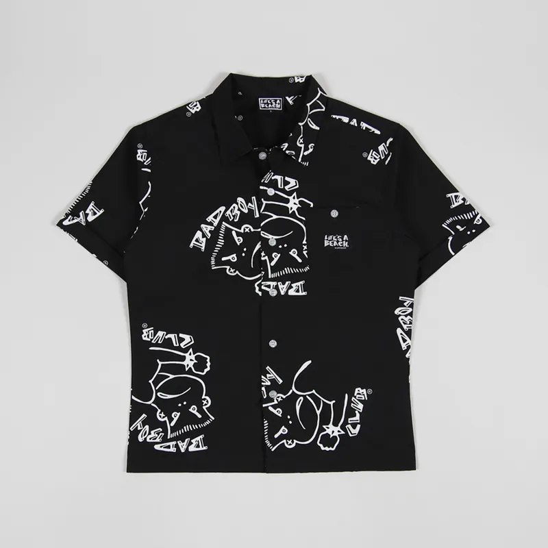 Lifes A Beach Bad Boy Club Shirt Black