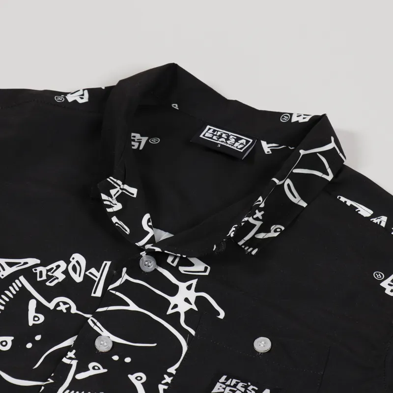 Lifes A Beach Bad Boy Club Shirt Black-3