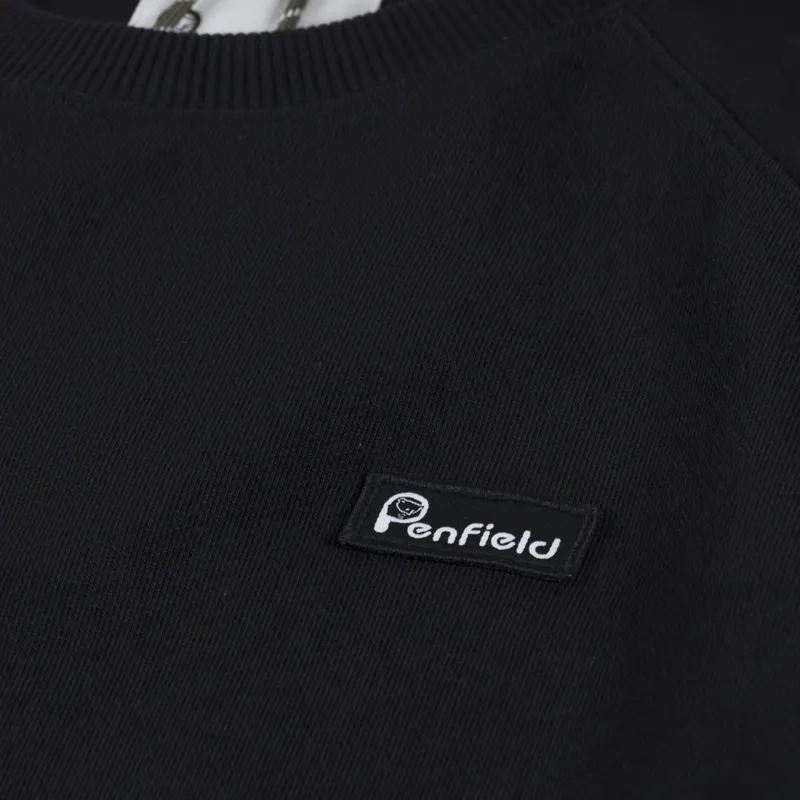 Penfield Badge Sweatshirt Black-2