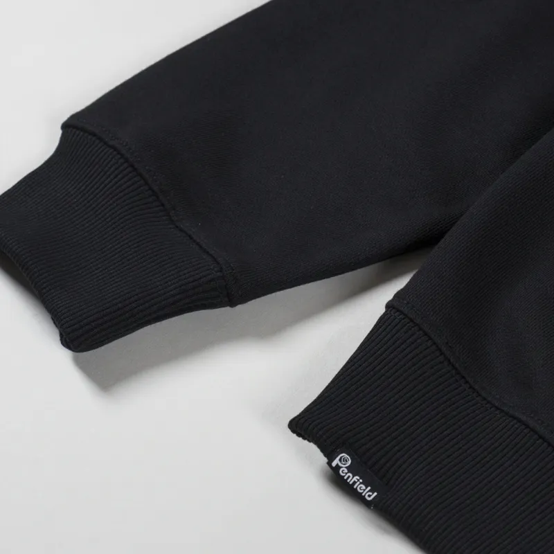 Penfield Badge Sweatshirt Black-3