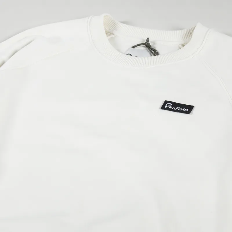 Penfield Badge Sweatshirt Marshmallow-2