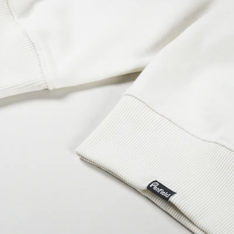 Penfield Badge Sweatshirt Marshmallow-4