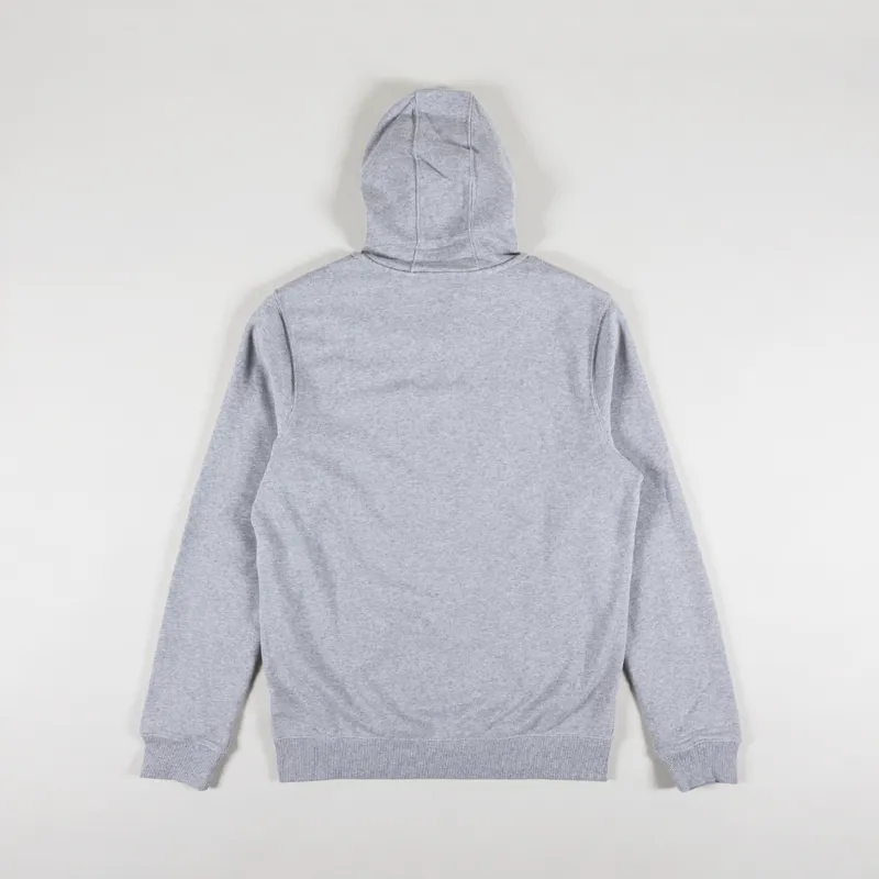 Penfield Badge Zip Hoodie Vintage Grey Heather-2