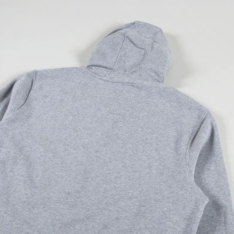 Penfield Badge Zip Hoodie Vintage Grey Heather-5