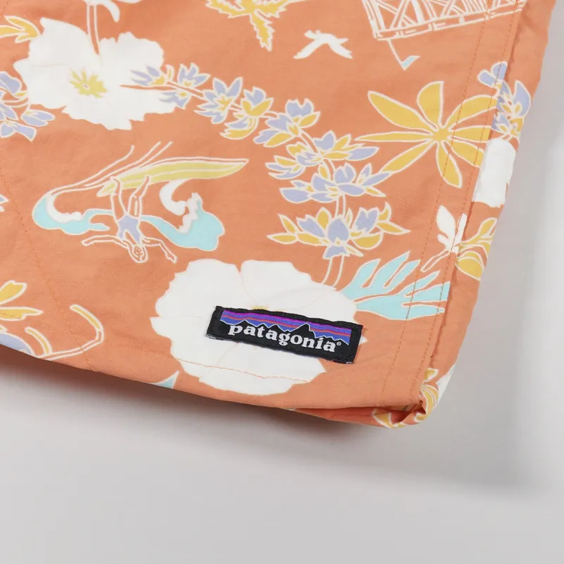 Patagonia Baggies Shorts 5 Inch Climb Hike Surf Tigerlily Orange-2