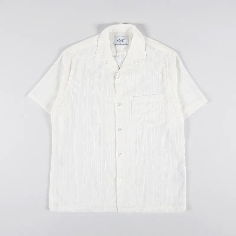Portuguese Flannel Bahia Shirt White