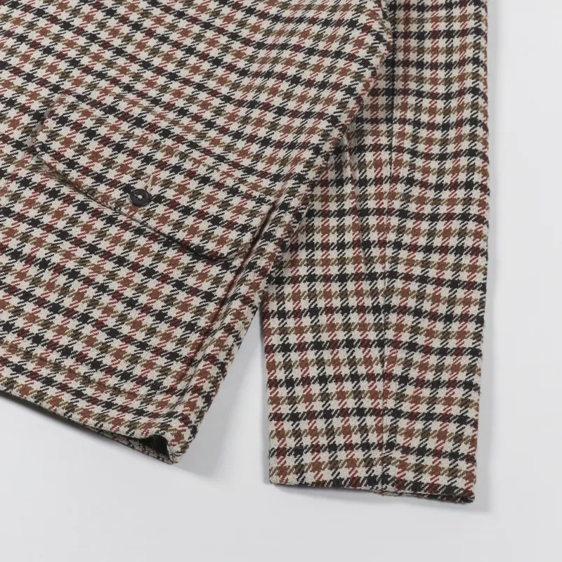 Universal Works Bakers V3 Chore Jacket Stone Recycled Columbo Tweed-8