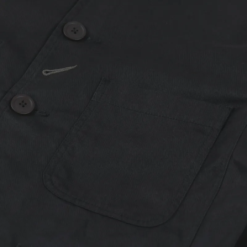 Universal Works Bakers Jacket Black Twill-9