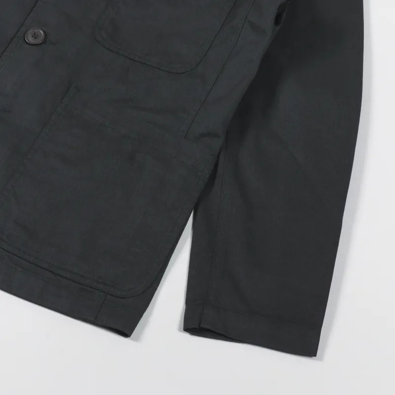 Universal Works Bakers Jacket Black Twill-6
