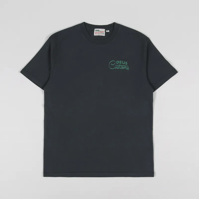 Deus Ex Machina Balance T Shirt Phantom Black-1