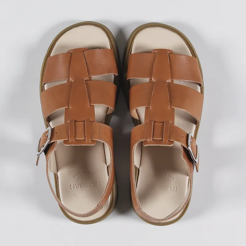 Kleman Womens Ballast B VGT Sandals Whisky-1