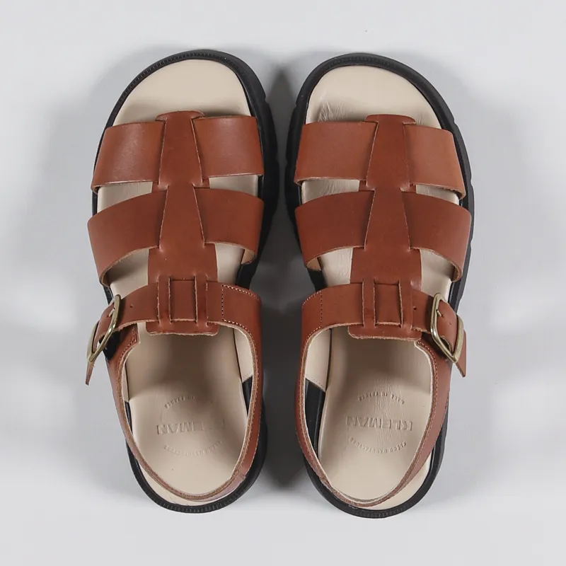 Kleman Womens Ballast VGT Sandals Caramel-1