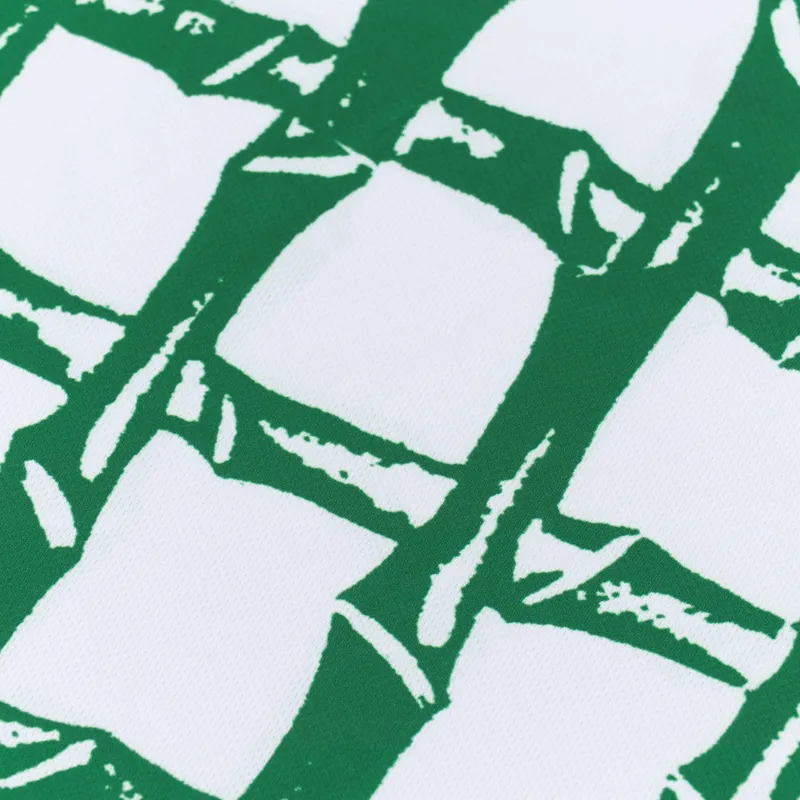 Snack Skateboards Bamboo Soccer Jersey White Green-5