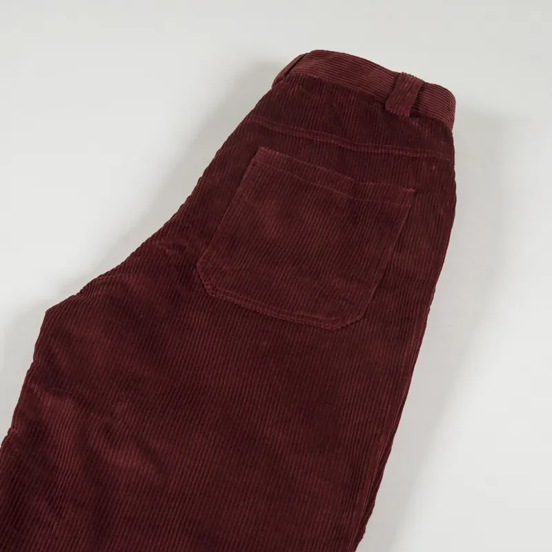 Sideline Womens Band Trousers Rust Cord-6