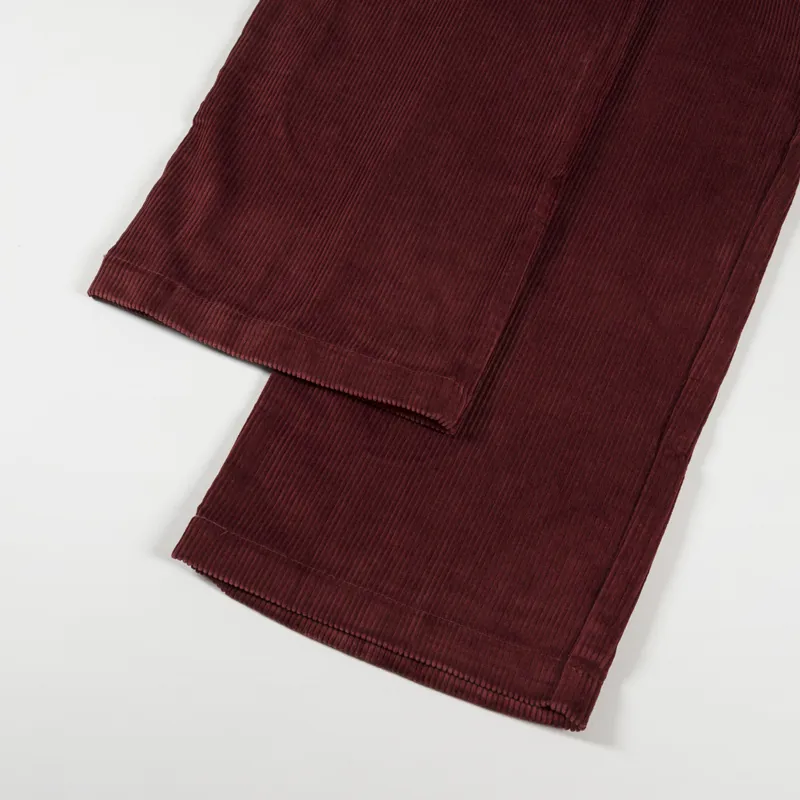 Sideline Womens Band Trousers Rust Cord-5