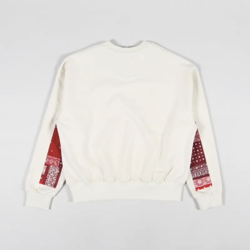 FrizmWORKS Bandana Block Sweatshirt Cream-1
