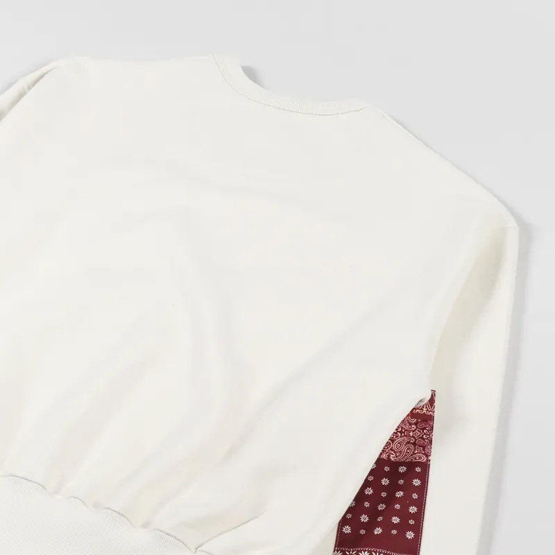 FrizmWORKS Bandana Block Sweatshirt Cream-3