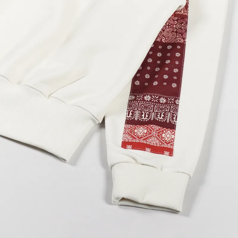 FrizmWORKS Bandana Block Sweatshirt Cream-4