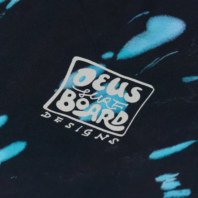 Deus Ex Machina Banzai Tie Dye T Shirt Phantom Combo-5