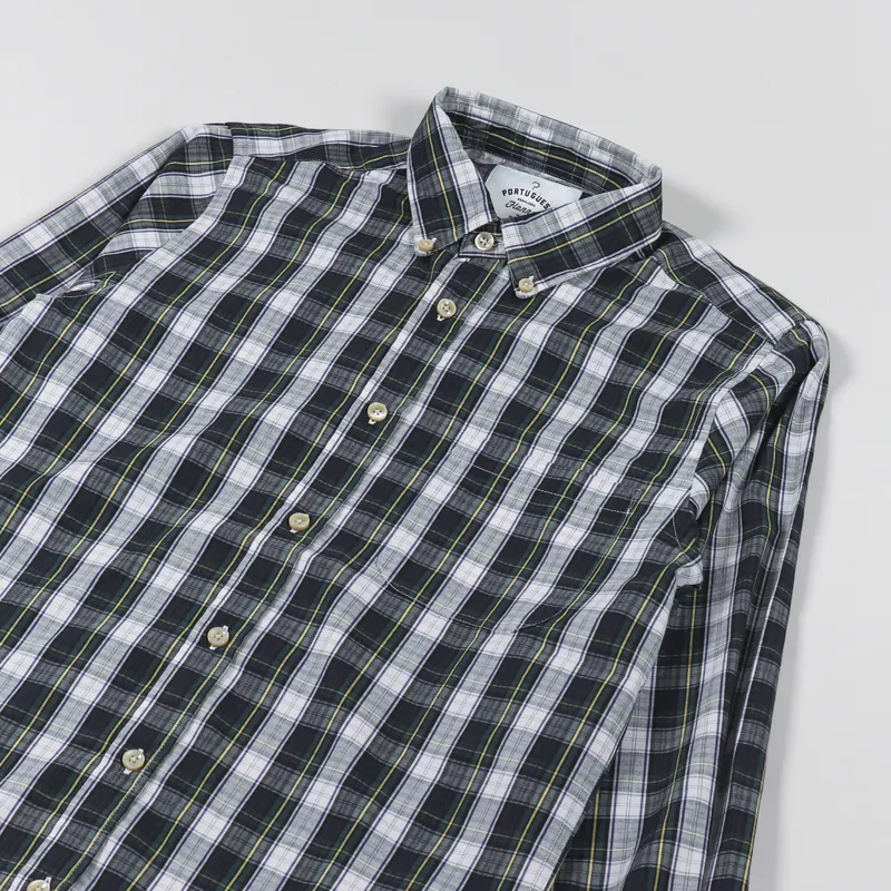 Portuguese Flannel Bardo Shirt Green-2