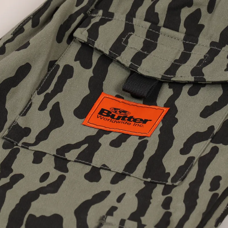 Butter Goods Bark Camo Cargo Pants Army-7