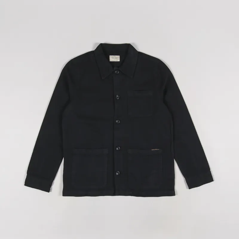 Nudie Jeans Barney Worker Jacket Black