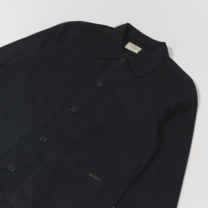 Nudie Jeans Barney Worker Jacket Black-3