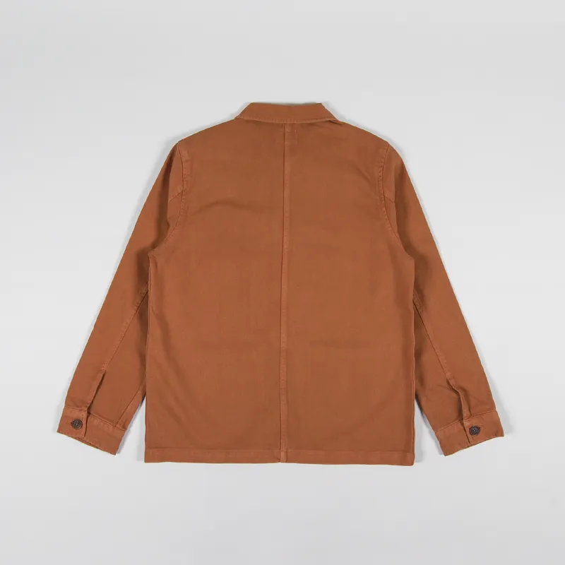 Nudie Jeans Barney Worker Jacket Burnt Orange-2
