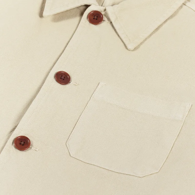 Nudie Jeans Barney Worker Jacket Cream-7