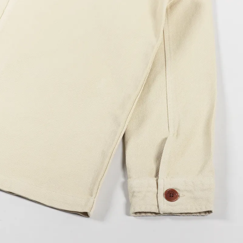 Nudie Jeans Barney Worker Jacket Cream-8