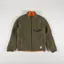 Deus Ex Machina Barrens Reversible Boa Fleece Military Olive Mandarin