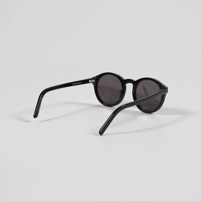 Monokel Barstow Sunglasses Black Solid Grey Lens-3