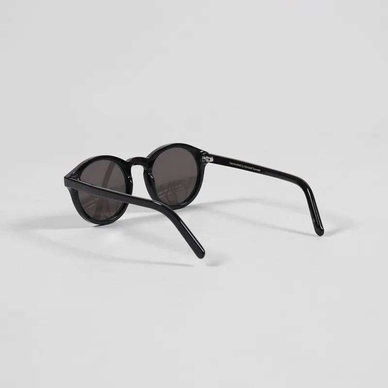 Monokel Barstow Sunglasses Black Solid Grey Lens-2
