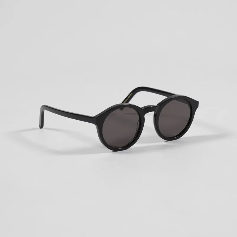 Monokel Barstow Sunglasses Black Solid Grey Lens-1