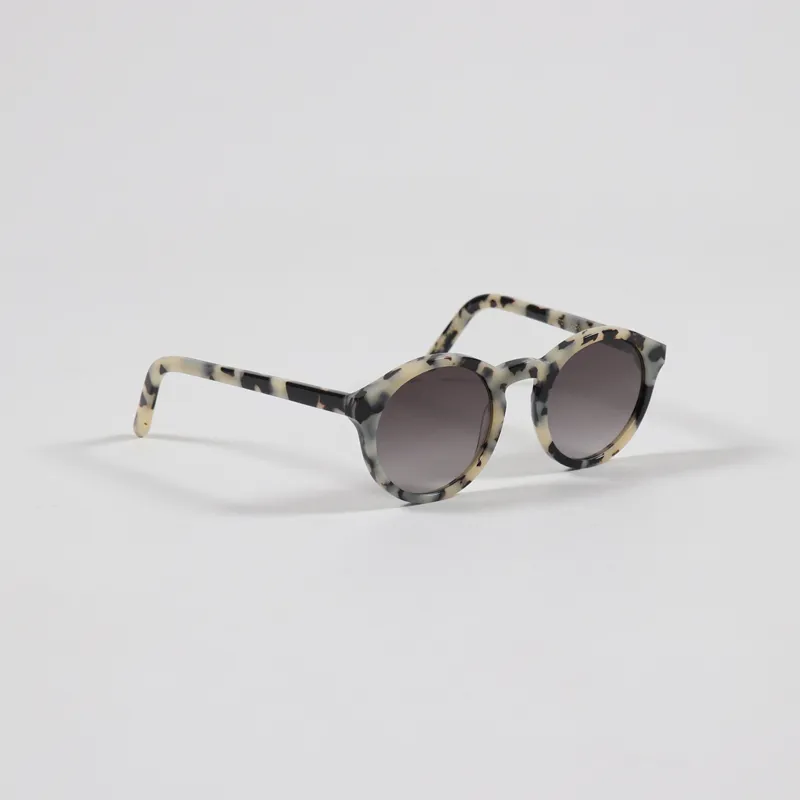 Monokel Barstow Sunglasses Black White Havana Gradient Grey Lens-1