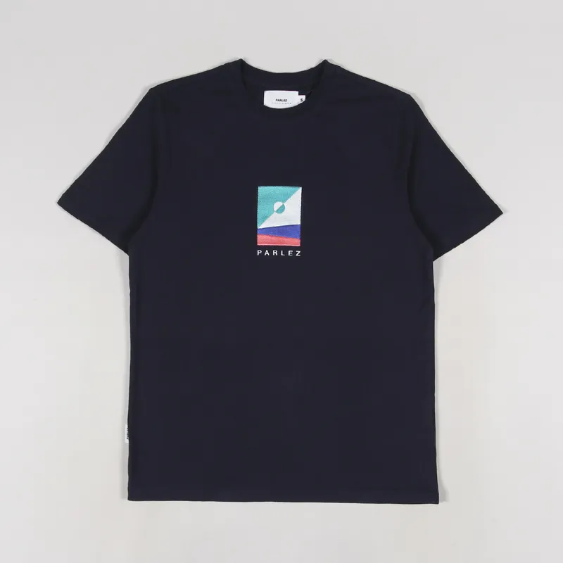 Parlez Barts Organic T Shirt Navy