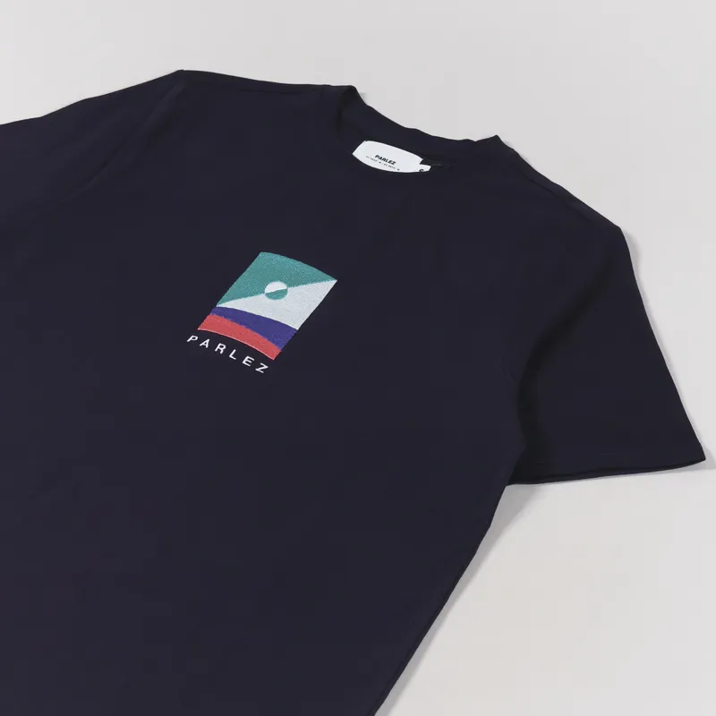 Parlez Barts Organic T Shirt Navy-2
