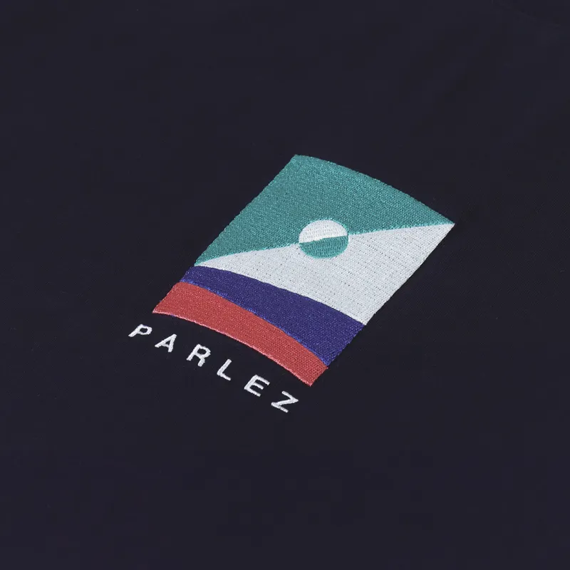 Parlez Barts Organic T Shirt Navy-1