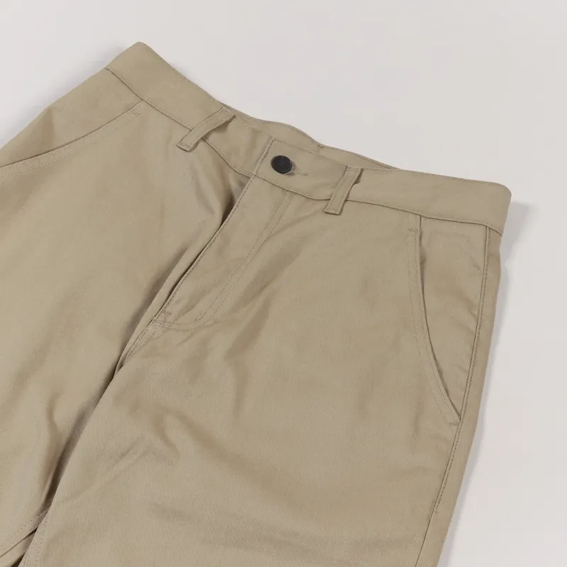 Uniform Bridge Basic Chino Shorts Beige-2