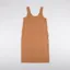 L.F.Markey Womens Basic Linen Shift Dress Chestnut