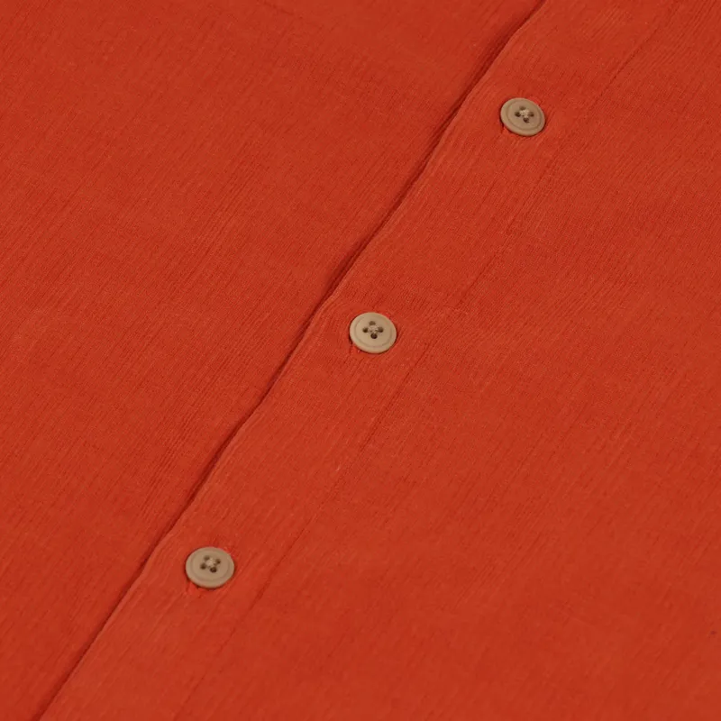 Folk Babycord Shirt Brick Red-6