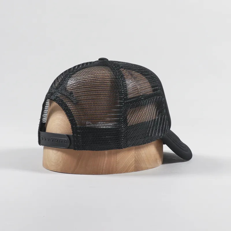 Deus Ex Machina Baylands Trucker Hat All Black-1