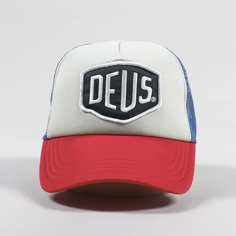 Deus Ex Machina Baylands Trucker Cap Red-2