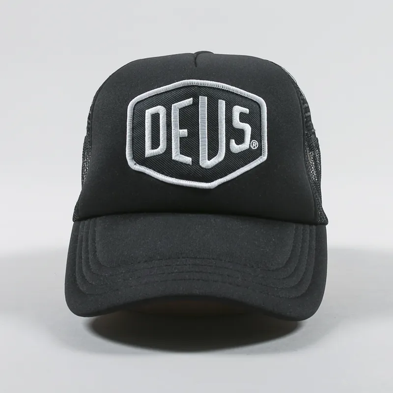 Deus Ex Machina Baylands Trucker Cap Black-2