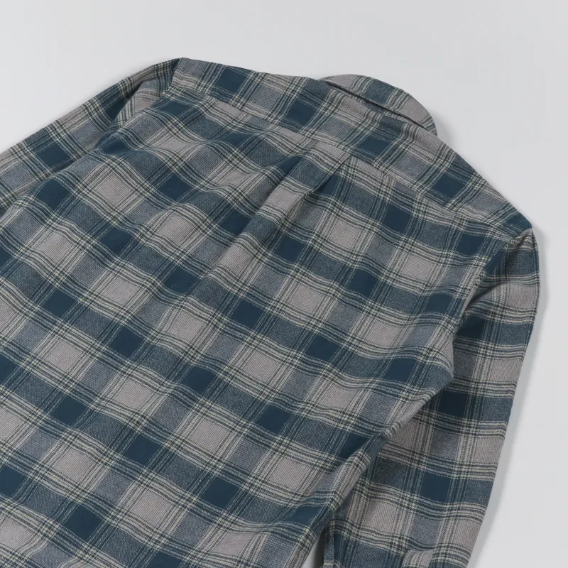 Portuguese Flannel Bazzar Shirt Brown-3