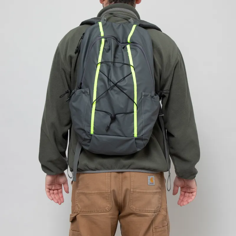 Elliker Keswik Zip Top Backpack 22L Grey Neon-2