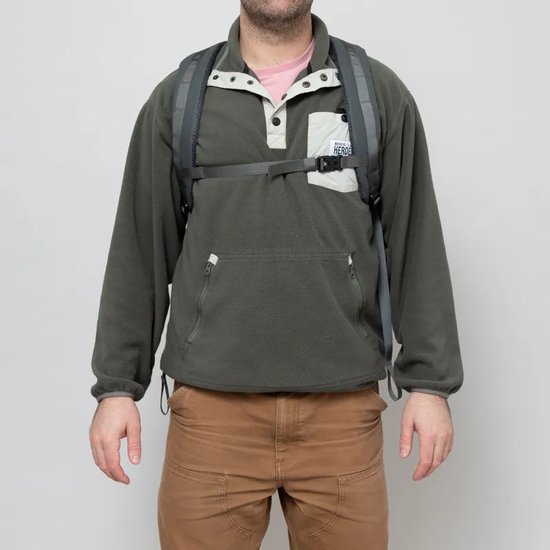 Elliker Keswik Zip Top Backpack 22L Grey Neon-4